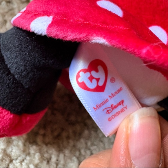 TY Beanie Baby Disney Mickey Mouse and Minnie Plush Toys - Pink, Black, Yellow - Picture 4 of 6